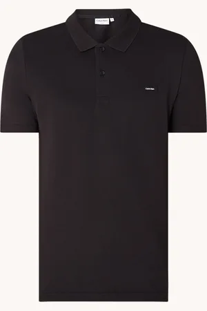Calvin Klein Slim fit polo van piqué katoen met logo