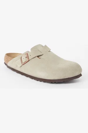 Birkenstock Boston muiltje van suède