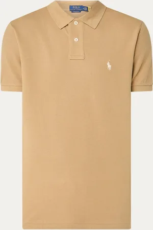 Ralph Lauren Custom slim fit polo van piqué katoen