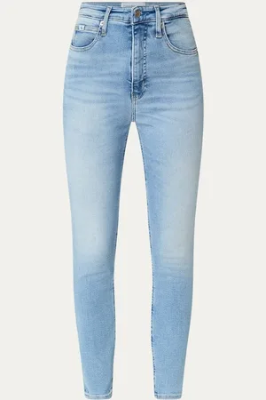 Calvin Klein High waist skinny jeans met lichte wassing