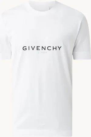 Givenchy T-shirt met logo- en backprint