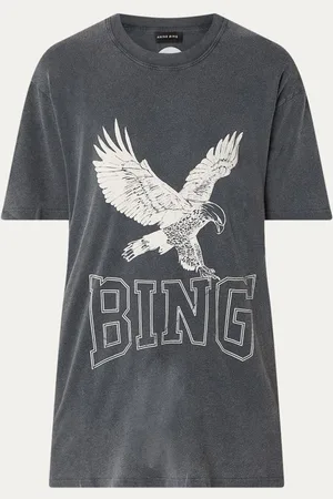 ANINE BING Lili T-shirt met logoprint