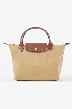 Longchamp Le Pliage Original handtas S met leren details