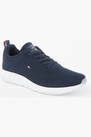 Tommy Hilfiger Corporate Knit sneaker met gebreid bovenwerk
