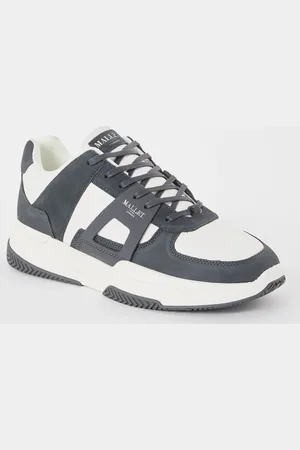 Mallet Marquess sneaker van leer met nubuck details