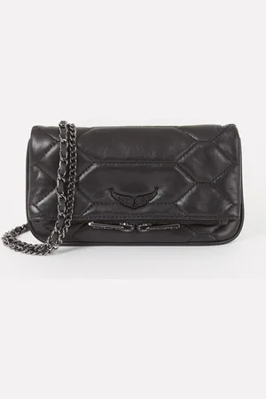 Zadig & Voltaire Rock Nano XL clutch van quilted lamsleer