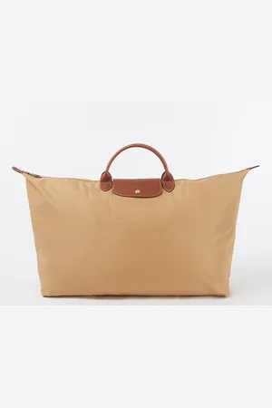 Longchamp Le Pliage Original reistas XL met leren details