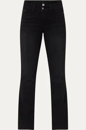 Mac Dream mid waist flared jeans met stretch