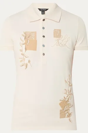 Ralph Lauren Polo van pique katoen met logo