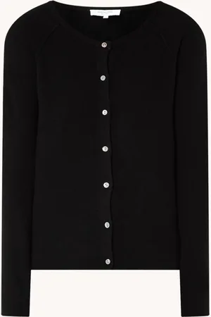Rosemunde Fijngebreid vest in kasjmierblend