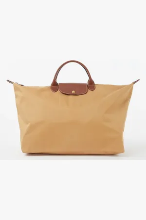 Longchamp Le Pliage Original reistas L met leren details