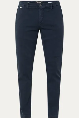 Replay Benni regular fit chino met steekzakken