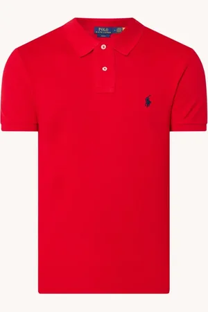 Ralph Lauren Slim fit polo van piqué katoen met logoborduring