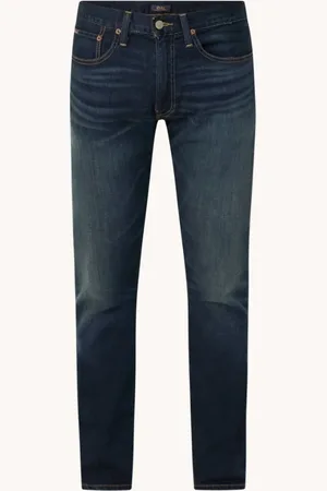 Ralph Lauren Slim fit jeans met donkere wassing