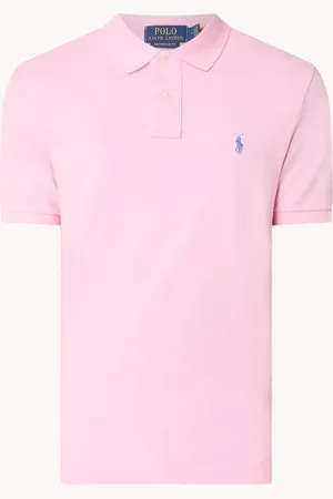 Ralph Lauren Custom slim fit polo van piqué katoen met logoborduring