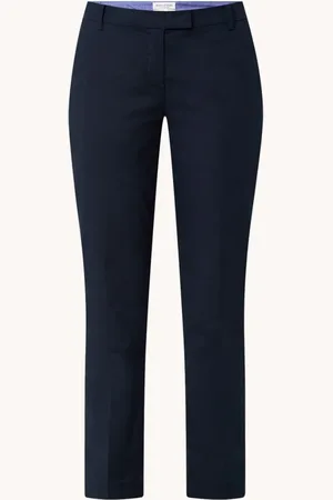Marc O’ Polo Torne mid waist slim fit chino met steekzakken