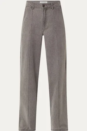 Sofie Schnoor High waist loose fit jeans met siernaad