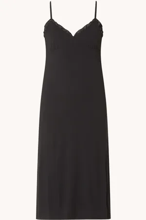 PRETTY YOU Midi slipdress met split
