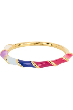 ANNA + NINA Holographic ring verguld