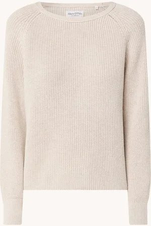 Marc O’ Polo Fijngebreide pullover met stretch