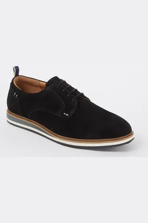 Dune Wide Fit Blaksley veterschoen van nubuck