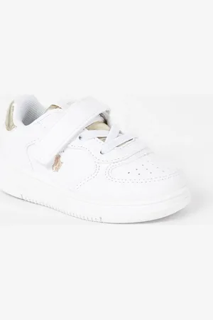 Ralph Lauren Master Court sneaker met logoborduring