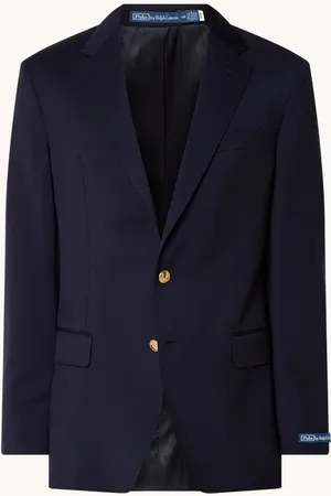 Ralph Lauren Tailored fit colbert van wol met klepzakken