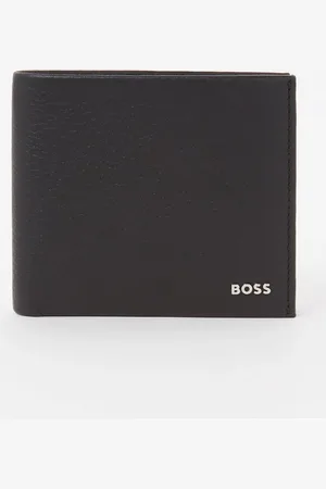 HUGO BOSS New Crosstown portemonnee van leer