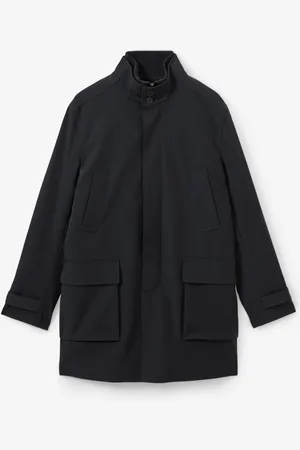 Reiss Player gewatteerde parka met klepzakken