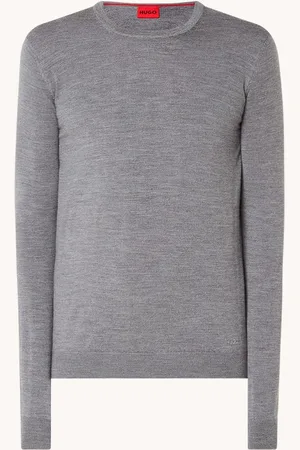 HUGO BOSS San Cedric fijngebreide pullover van wol