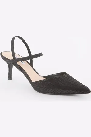 Dune Classical slingback van leer