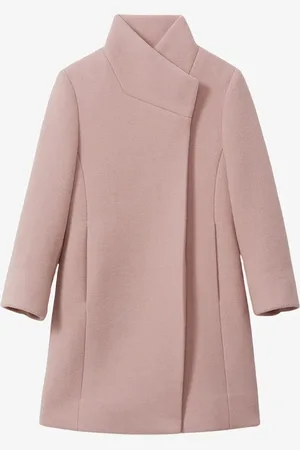 Reiss Kia mantel in wolblend met steekzakken