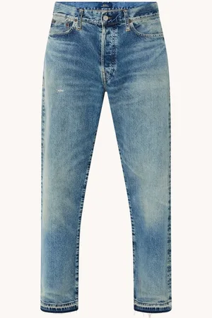Ralph Lauren Heritage straight leg jeans met gerafelde zoom