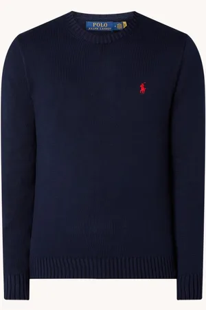 Ralph Lauren Grofgebreide trui met logoborduring
