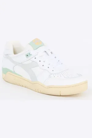 Diadora B-560 Cherie sneaker van leer met logo