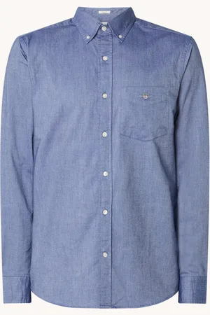 GANT Oxford regular fit overhemd met logoborduring