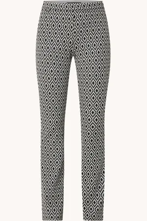 Brax Malou high waist flared legging met print