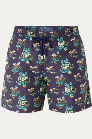 Vilebrequin Moorea zwemshorts met print en steekzakken