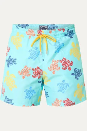 Vilebrequin Moorea zwemshorts met print en steekzakken