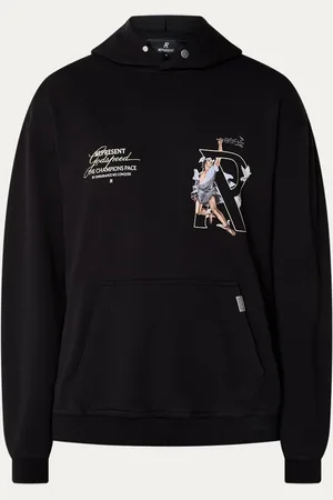 Represent Hermes hoodie met logo- en backprint