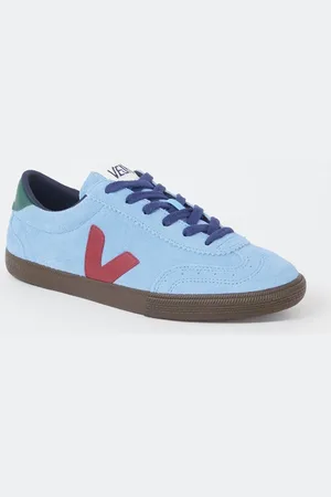 Veja Volley sneaker van leer met suède details