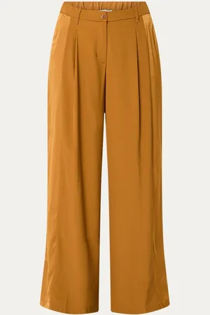Summum Woman High waist wide fit pantalon met steekzakken