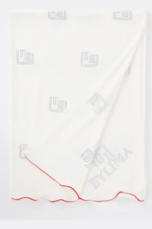 Bylima Snos Stonework sjaal met strass 200 x 75 cm