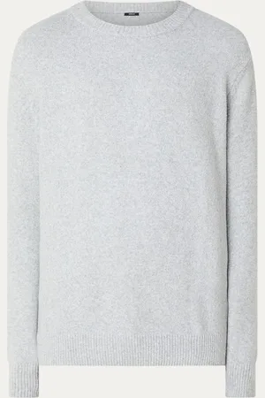 Denham Fijngebreide pullover met ronde hals