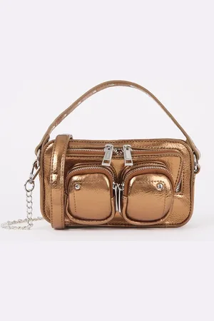 Nunoo Helena Small crossbodytas met metallic finish