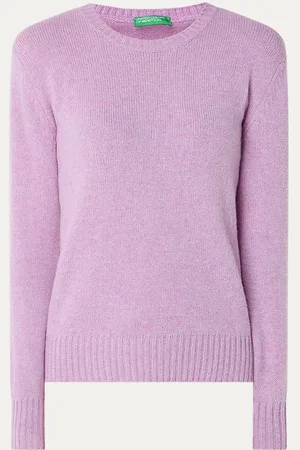 Benetton Fijngebreide pullover van wol