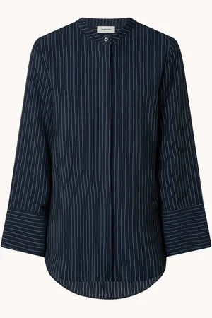Modstrom Isabel blouse met krijtstreep