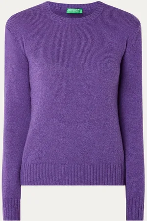 Benetton Fijngebreide pullover van wol