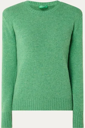 Benetton Fijngebreide pullover van wol