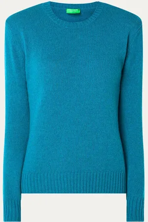 Benetton Fijngebreide pullover van wol